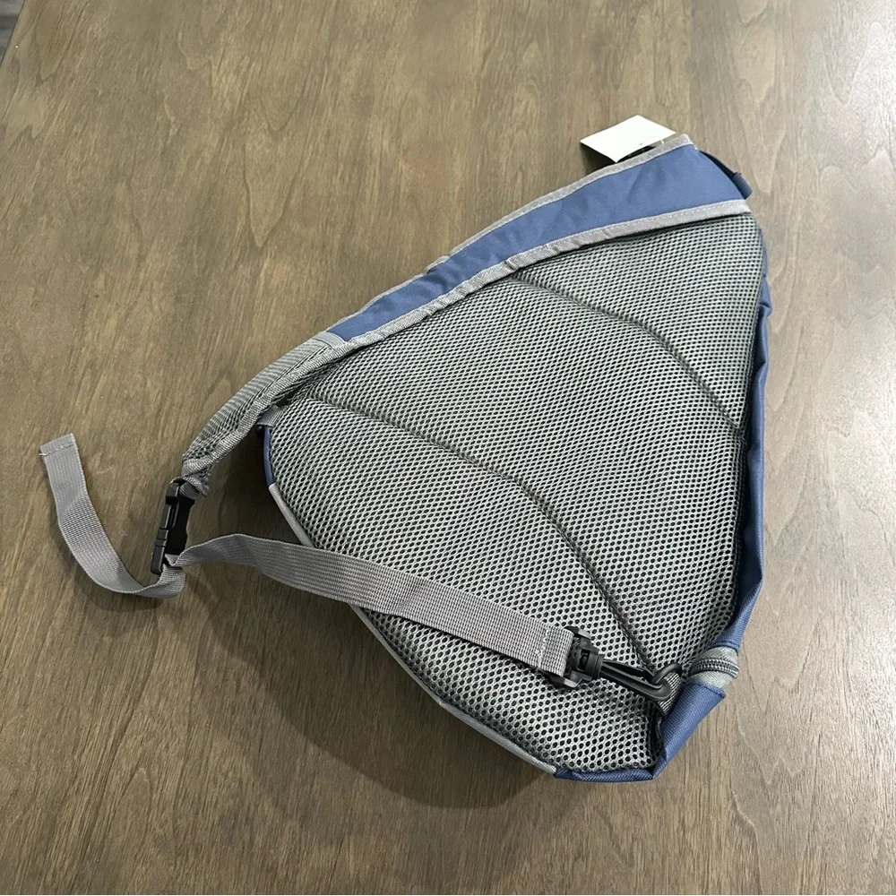 Disney Cruise Line Sling Shoulder Backpack Bag Blue and Gray New
